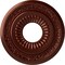 Ekena Millwork Lauren Ceiling Medallion (Canopies up to 6 1/4"), 20 5/8"OD x 6 1/4"ID x 1 3/8"P, Antique Copper CM20LNACS - alternate 1